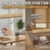 Metal Venetian vs Wood Venetian Blinds: Side-by-Side Comparison
