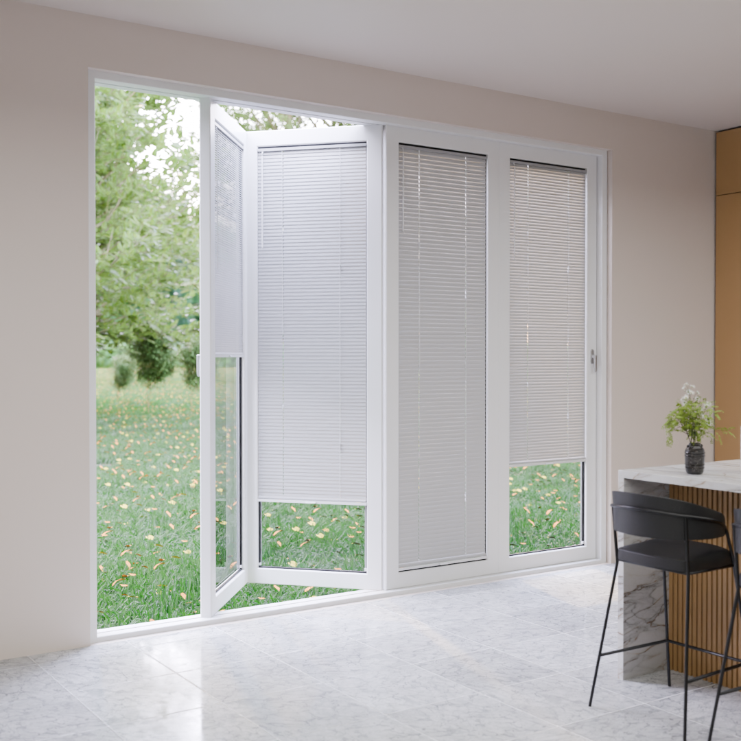 Easy Stick TR 0196 Matt White Metal Blind