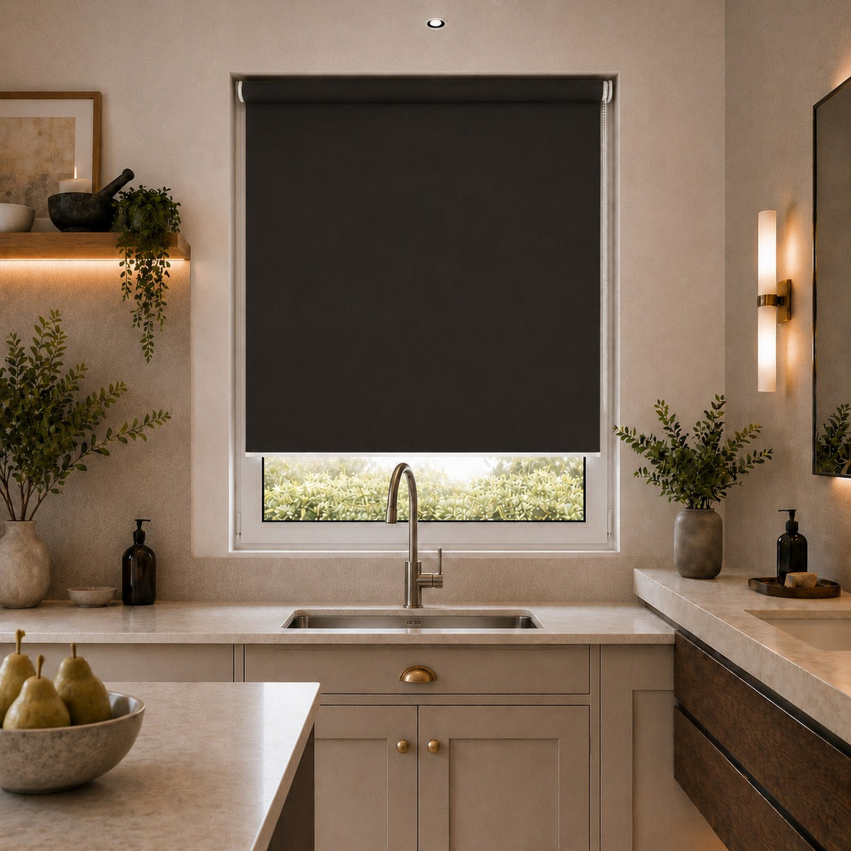 Unity Polaris Oak Roller Blind