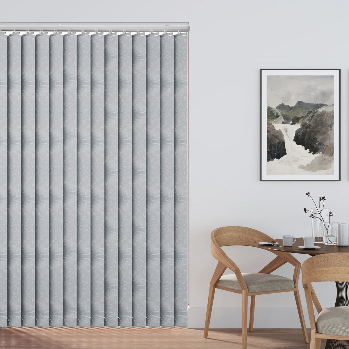 Tango Steel - PVC Blackout Waterproof Vertical Blind