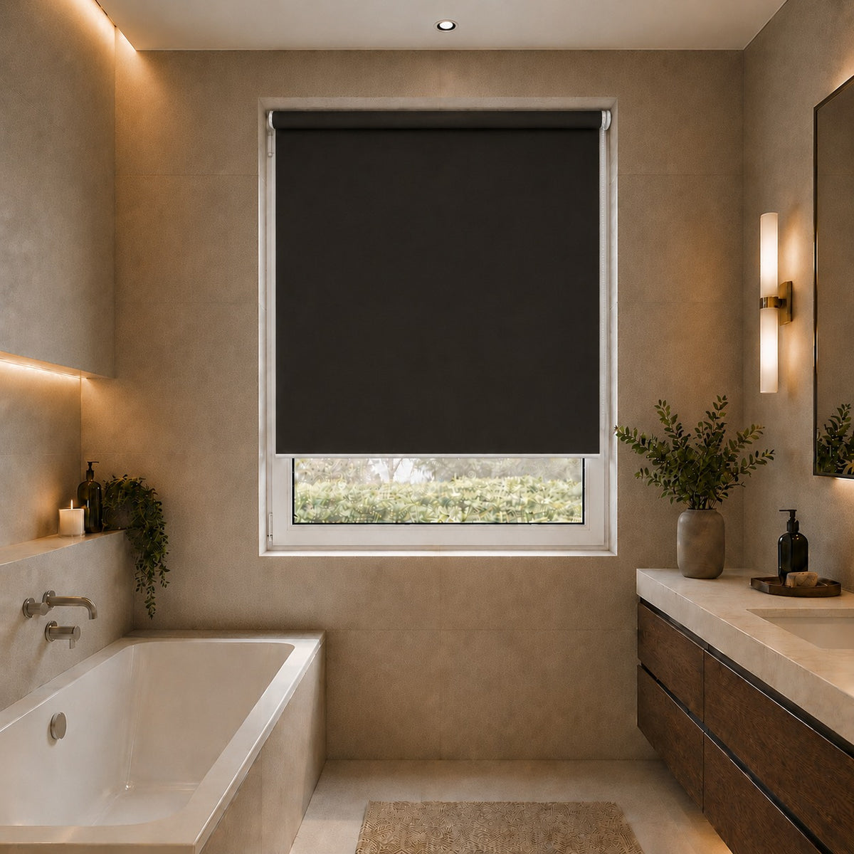 Unity Polaris Oak Roller Blind
