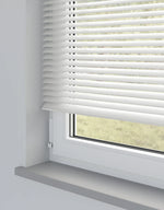 Expressions Highshine White Faux Wooden Blind - 50mm