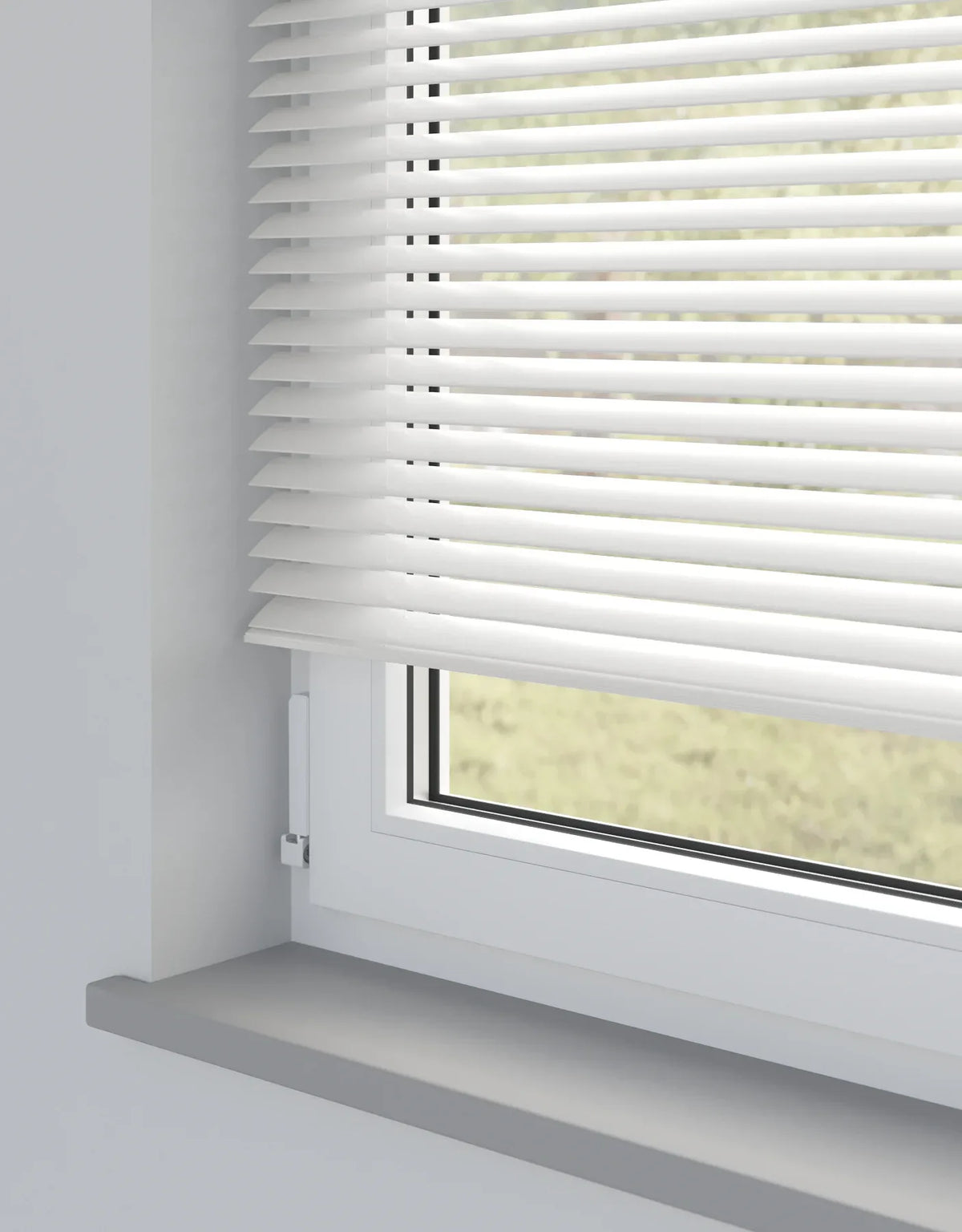 Expressions Snow Faux Wooden Blind - 50mm