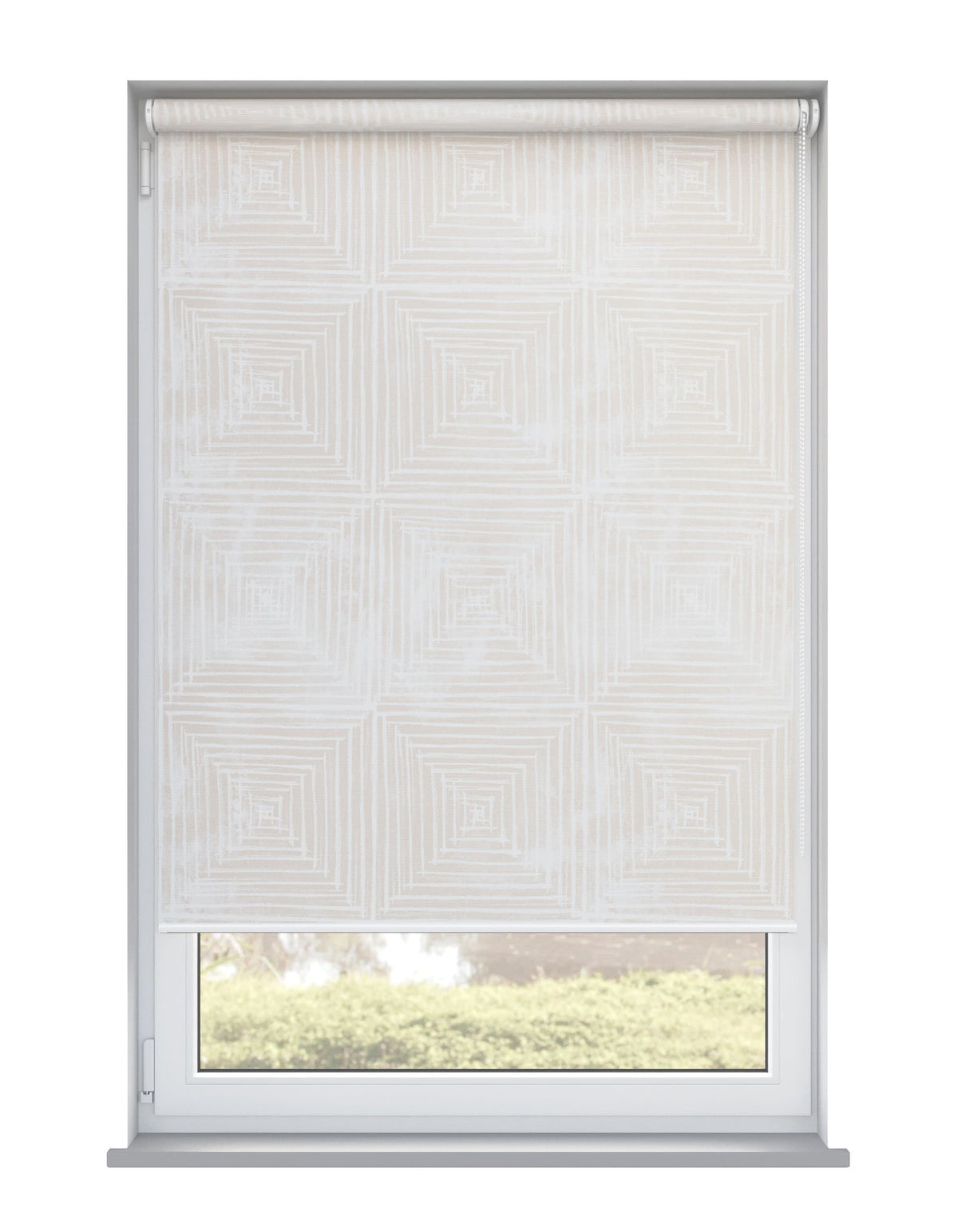 Blush Electrical Roller Blind - Adina