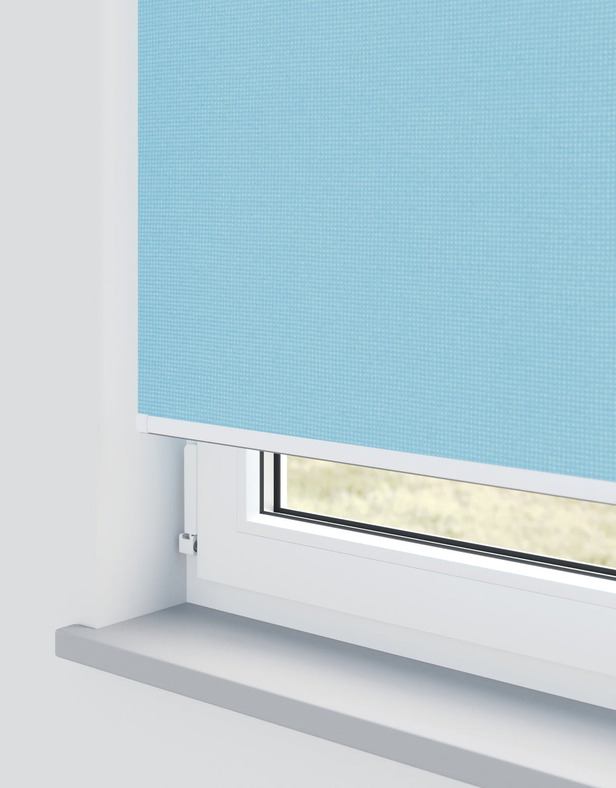 Atlantex Asc Blue Electrical Roller Blind