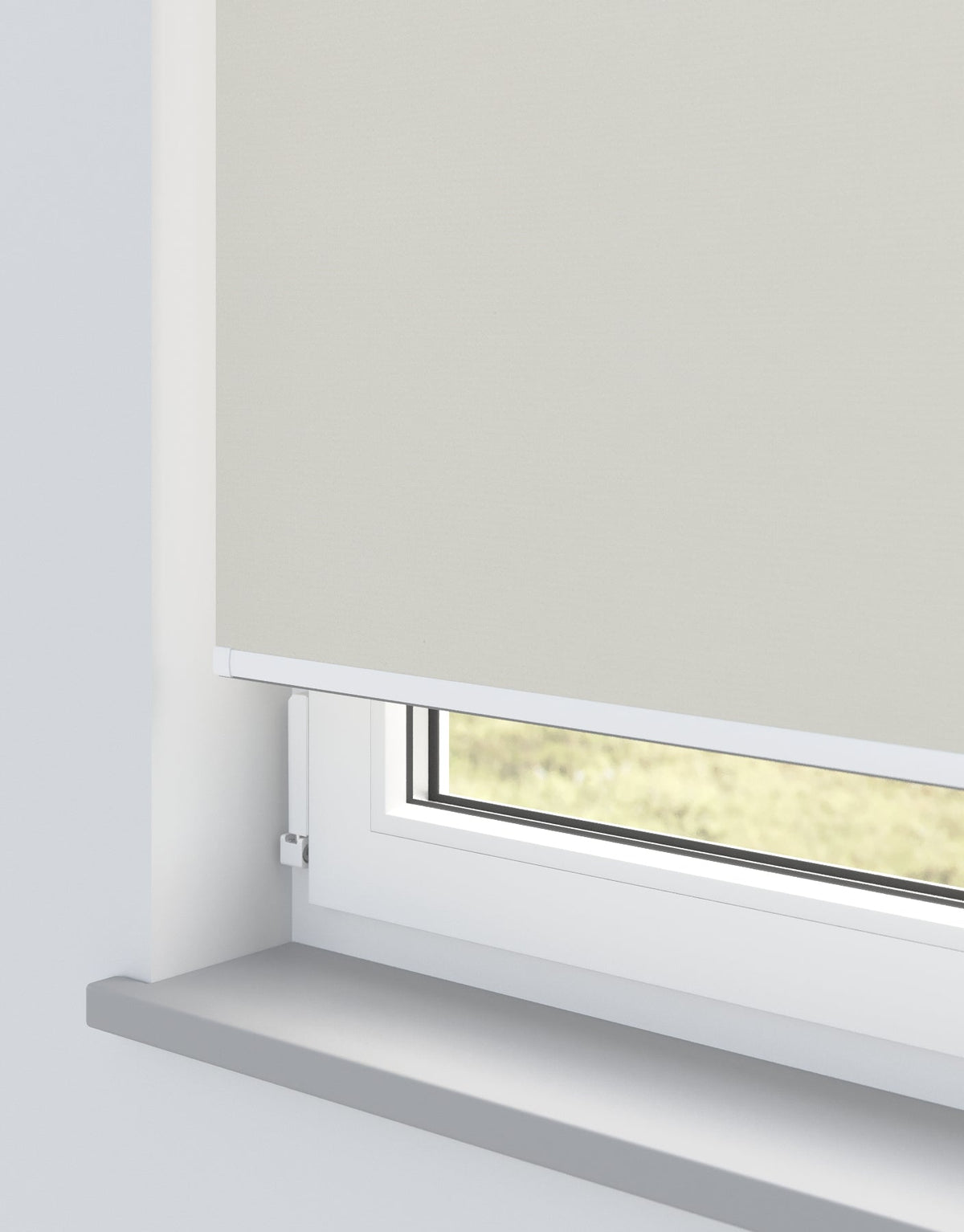 Atlantex Cream Electrical Roller Blind