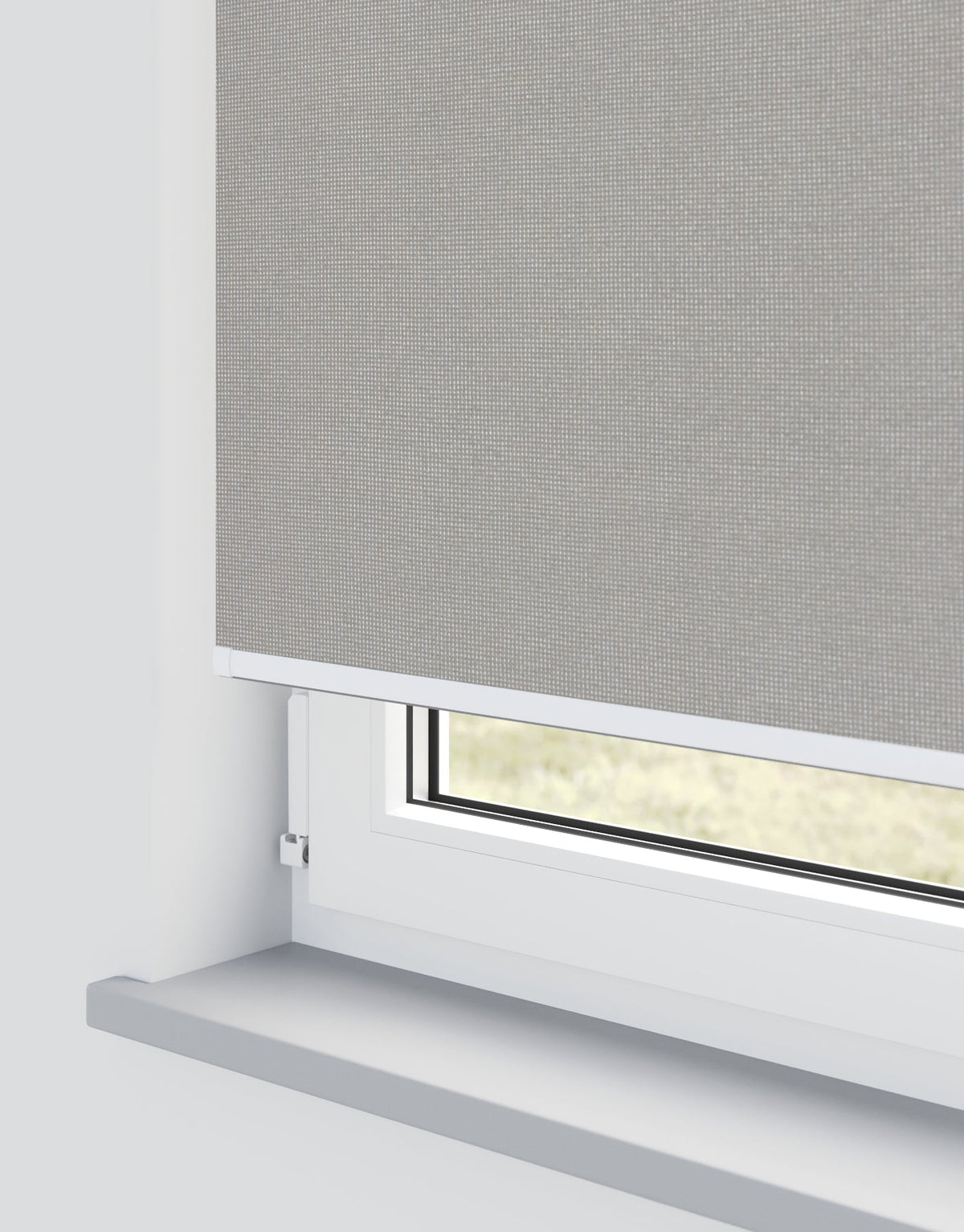 Atlantex Grey Electrical Roller Blind