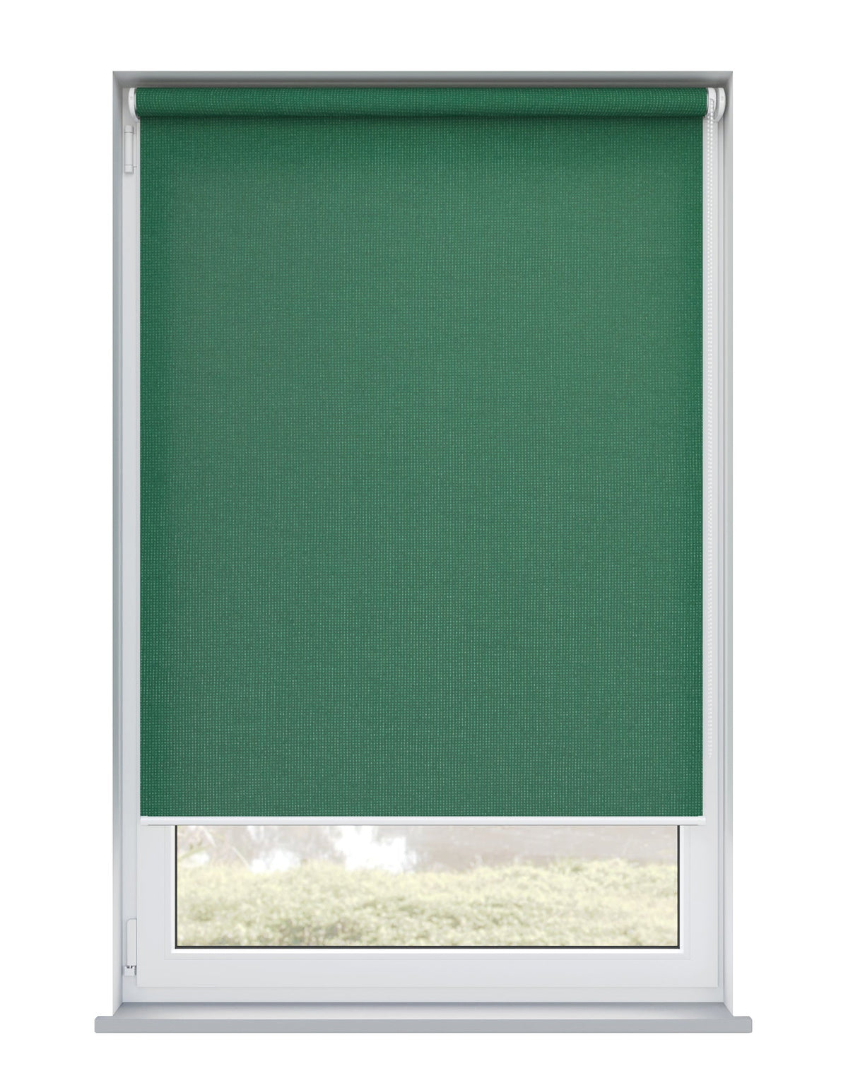 Atlantex Hunter Green Electrical Roller Blind