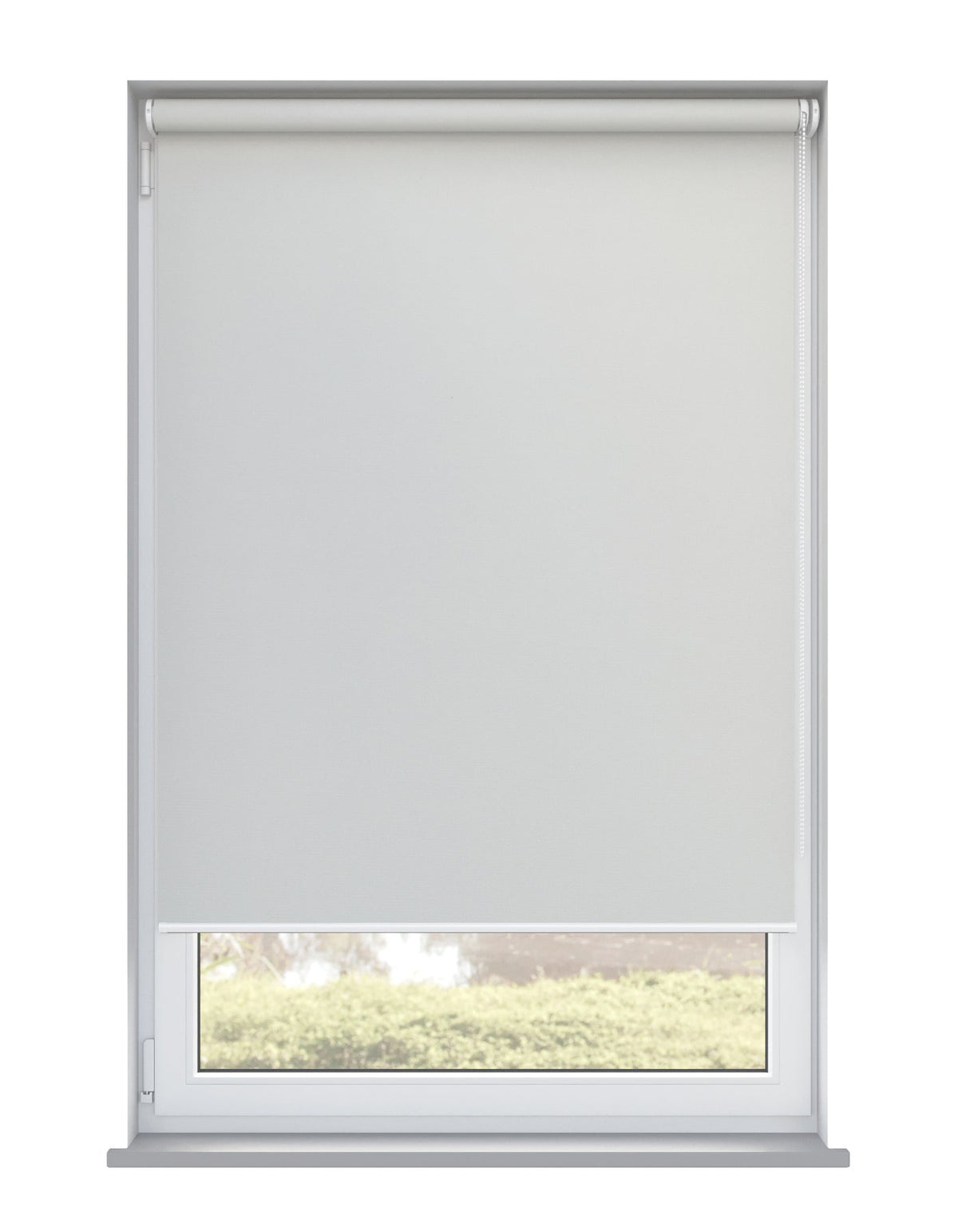 Atlantex White Electrical Roller Blind