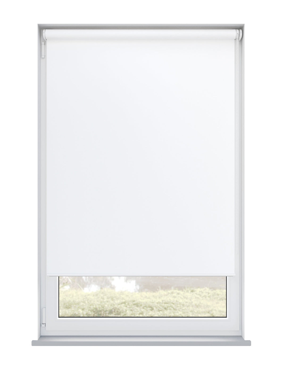 Banlight Duo Fr Bright White Electrical Roller Blind