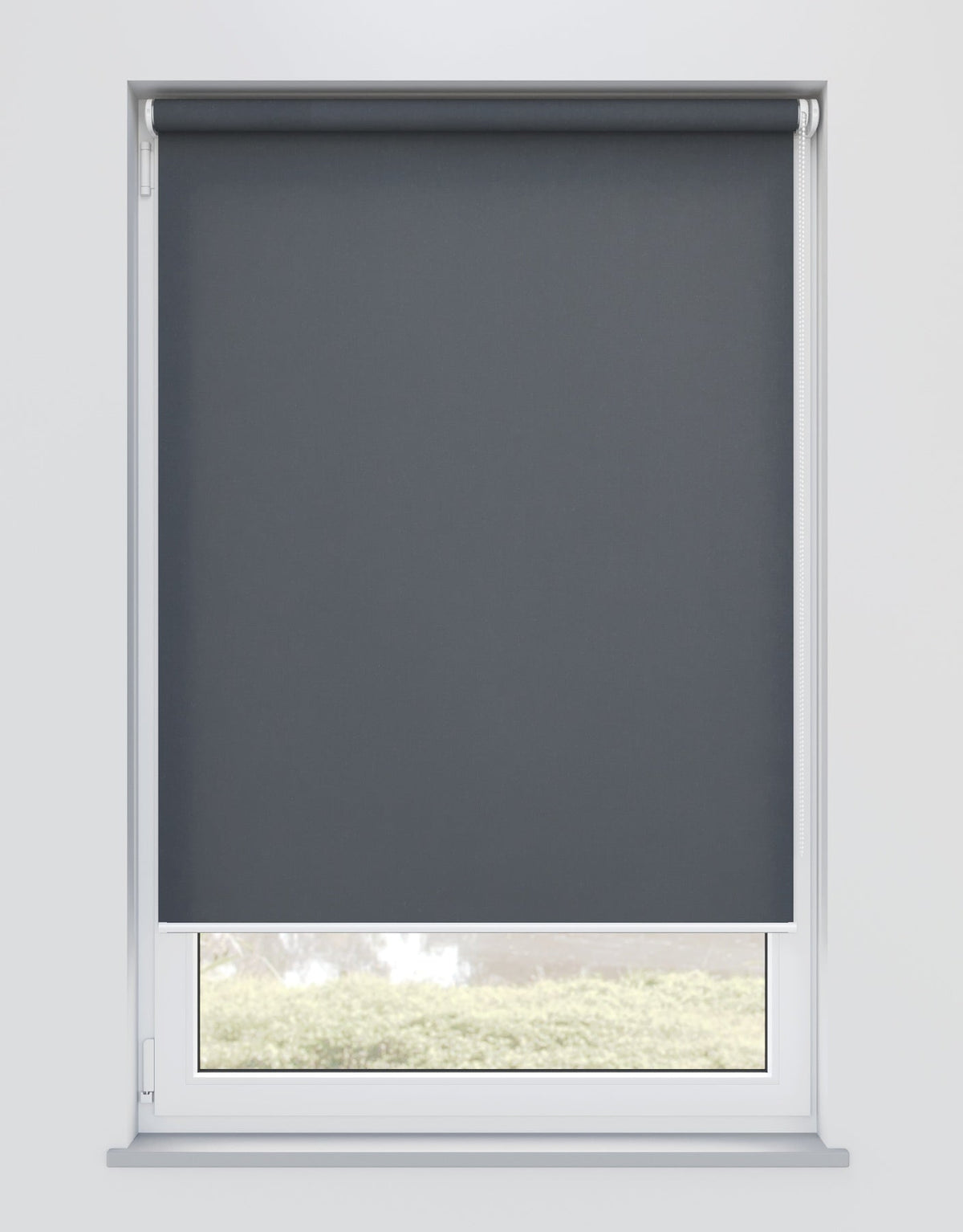 Banlight Duo Fr Charcoal Electrical Roller Blind