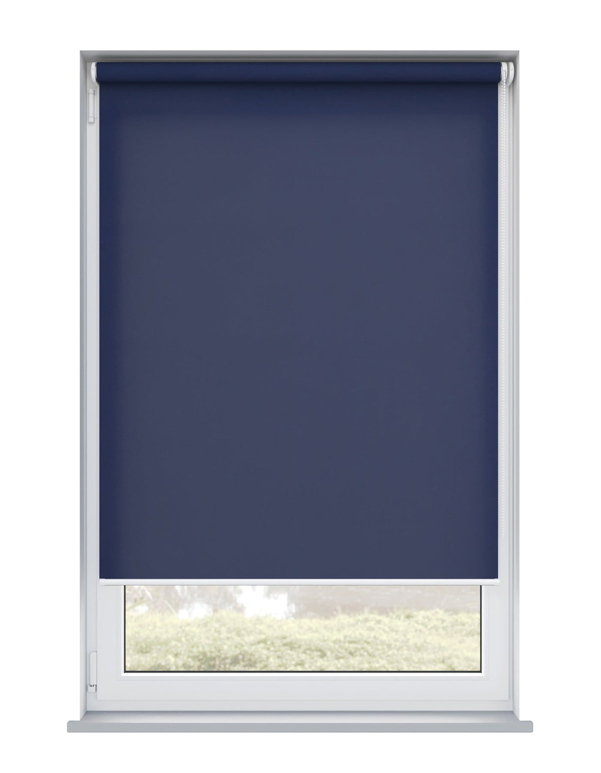 Banlight Duo Fr Navy Electrical Roller Blind