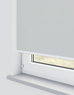 Banlight Duo Fr Silver Electrical Roller Blind