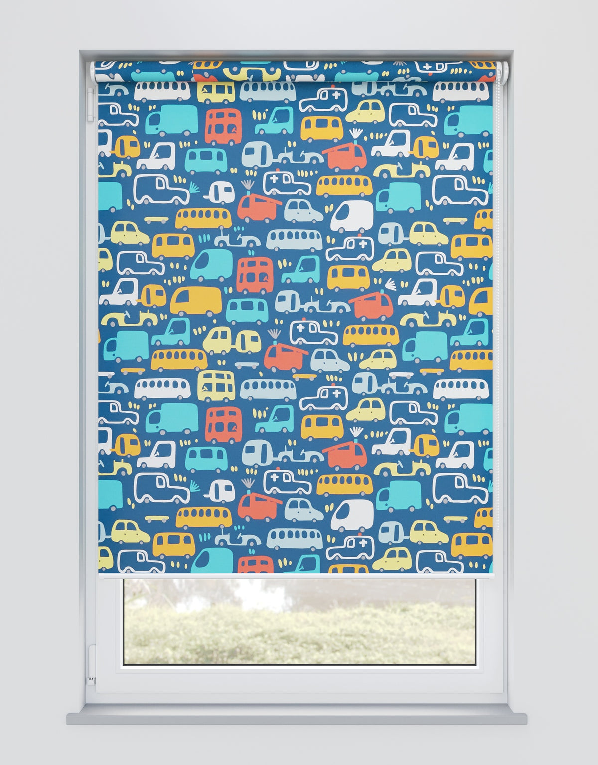 Bizzie Navy Roller Blind