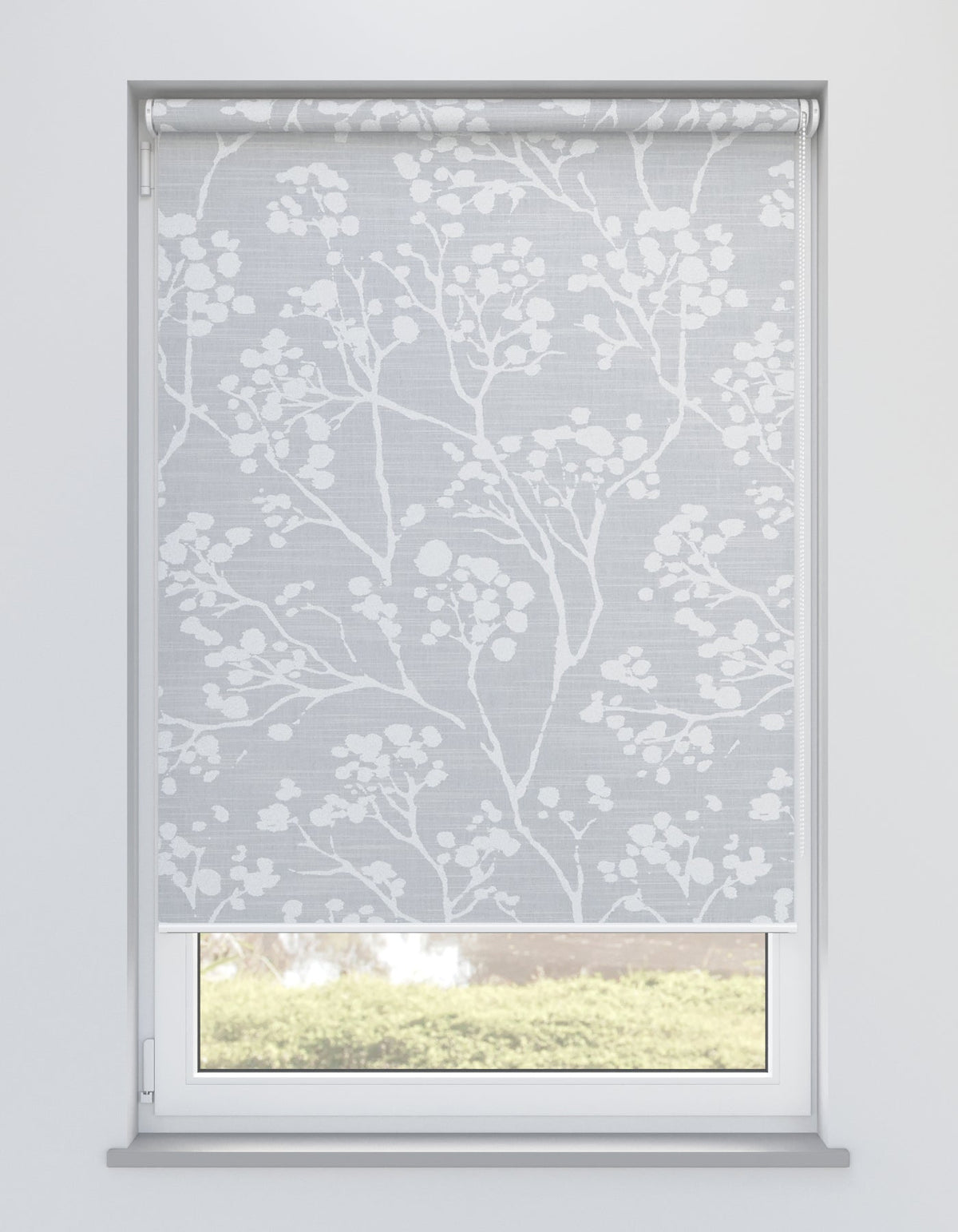 Carey Blackout Silver Electrical Roller Blind