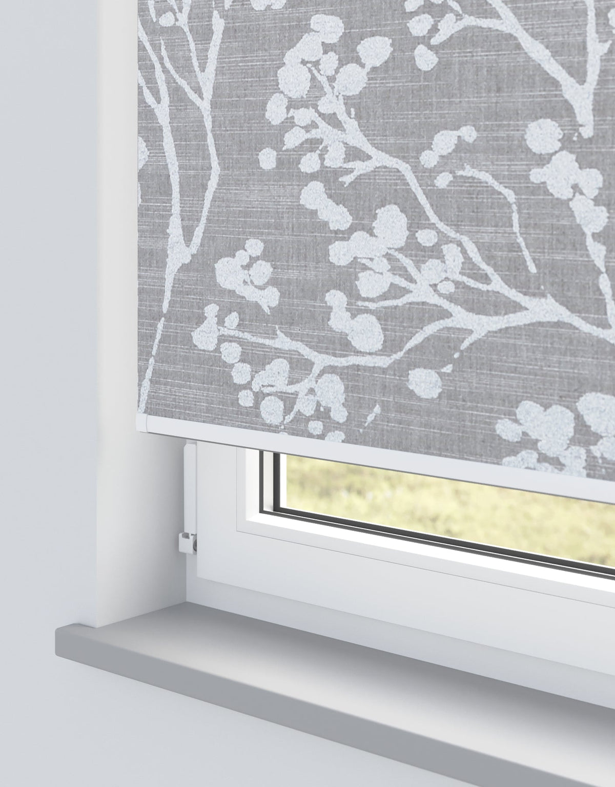 Carey Grey Electrical Roller Blind