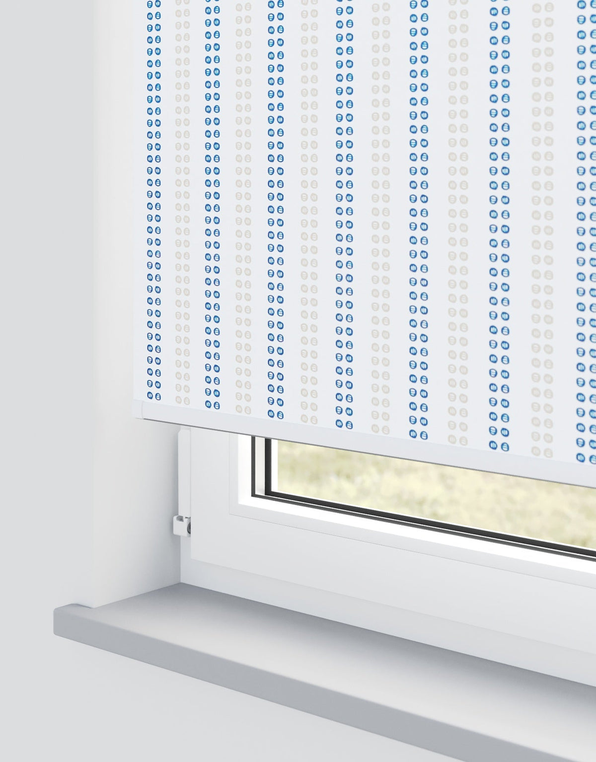 Carrington Navy Electrical Roller Blind