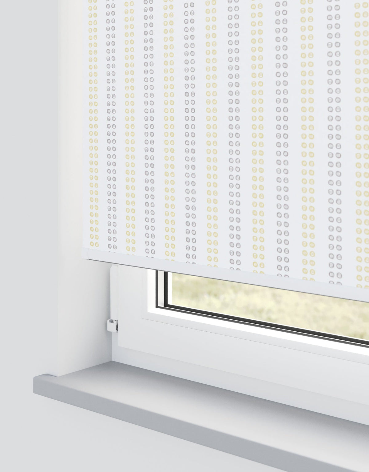 Carrington Ochre Electrical Roller Blind