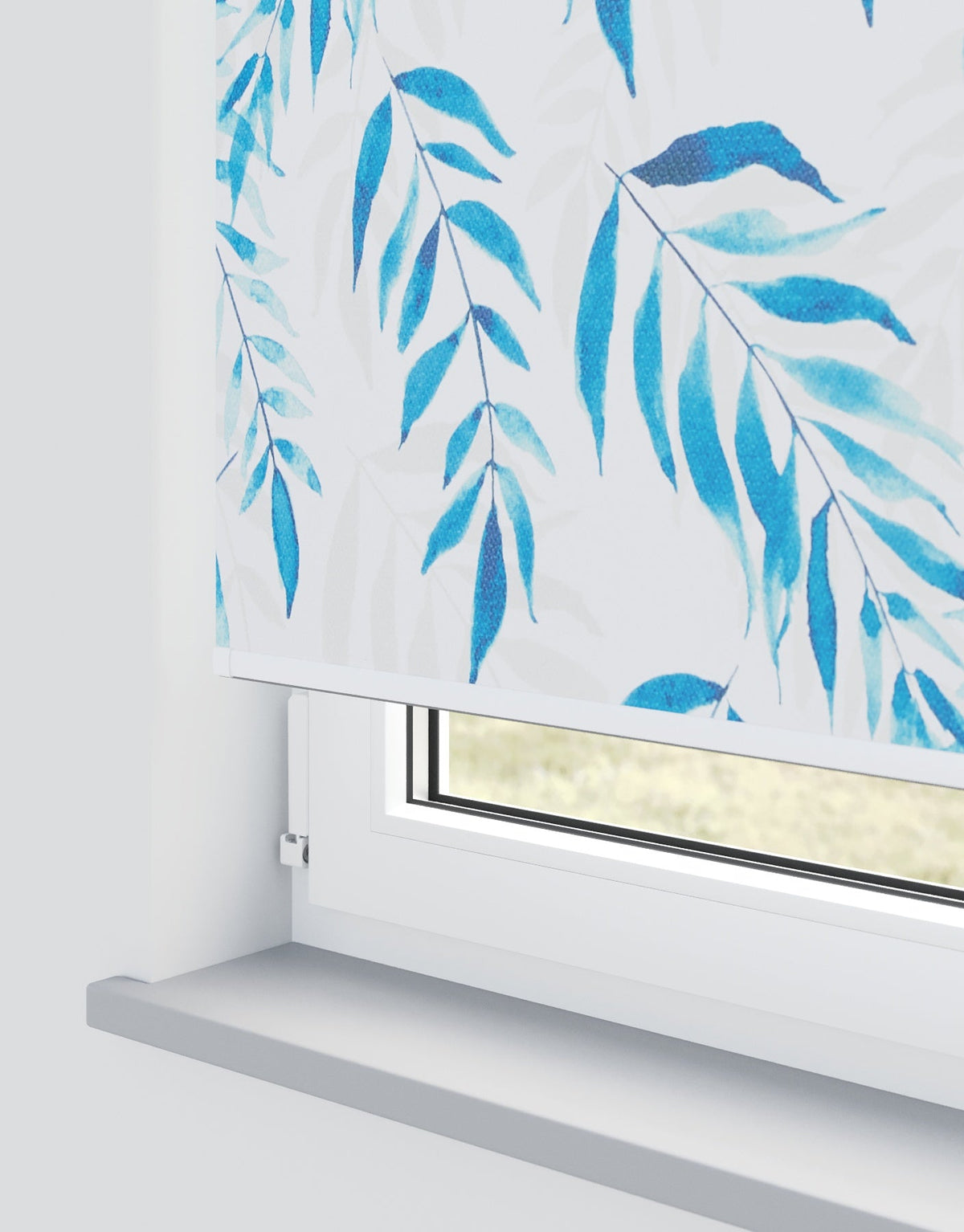 Clarice Azure Electrical Roller Blind