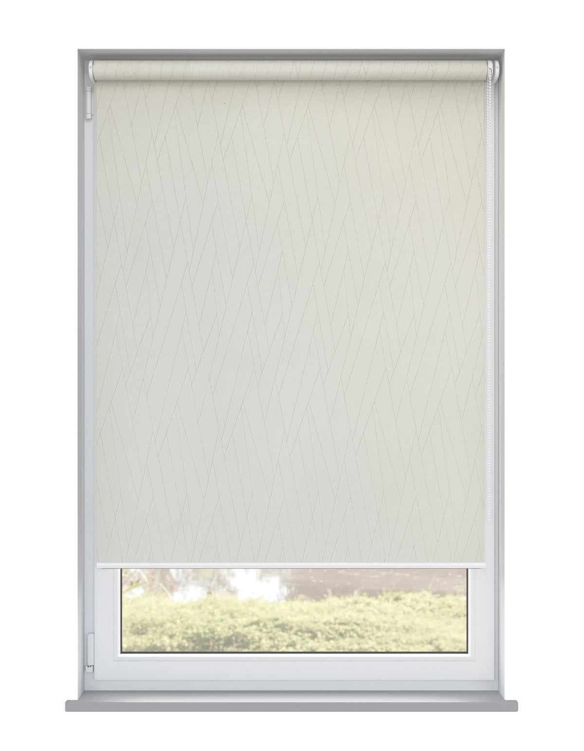 Cubik Ivory Electrical Roller Blind