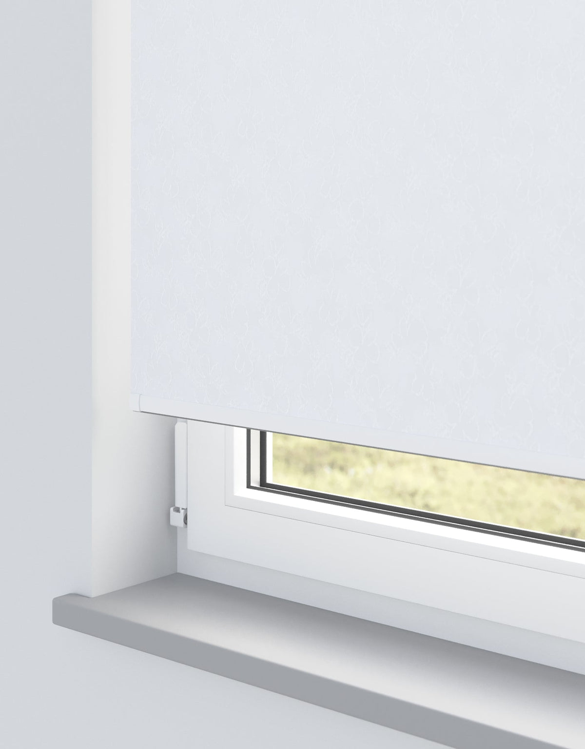Elma Snowdrop Electrical Roller Blind