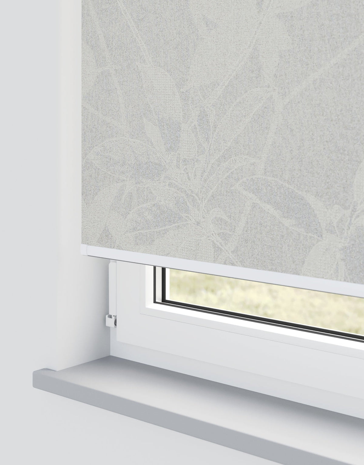 Elora Grey Electrical Roller Blind