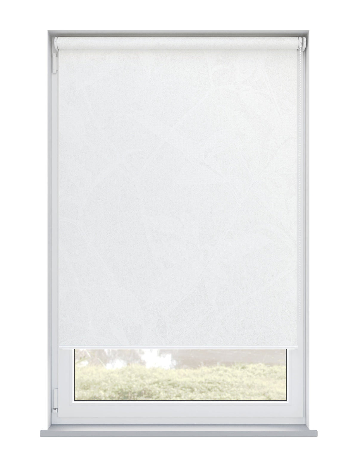 Elora White Electrical Roller Blind