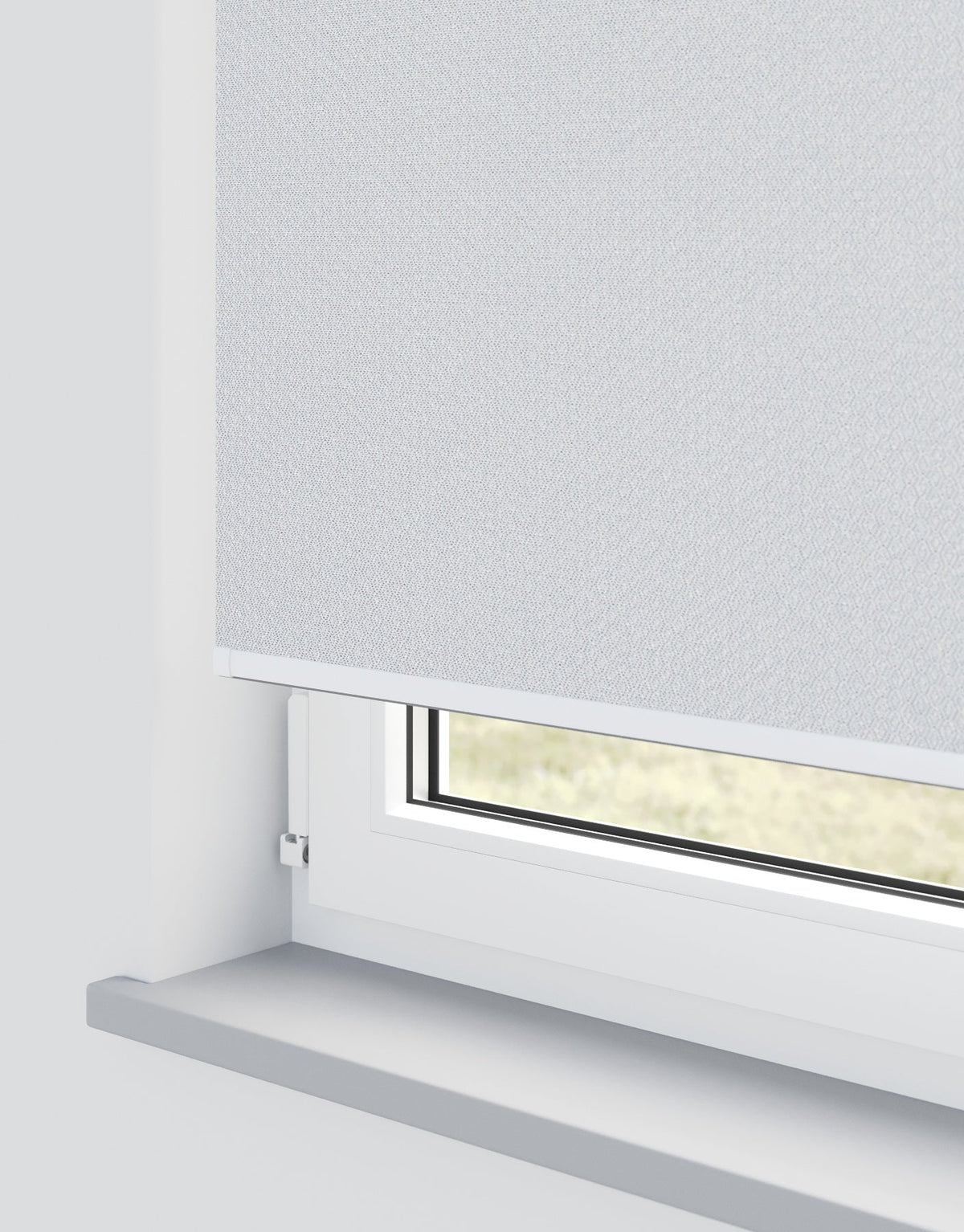 Gavi Silver Electrical Roller Blind