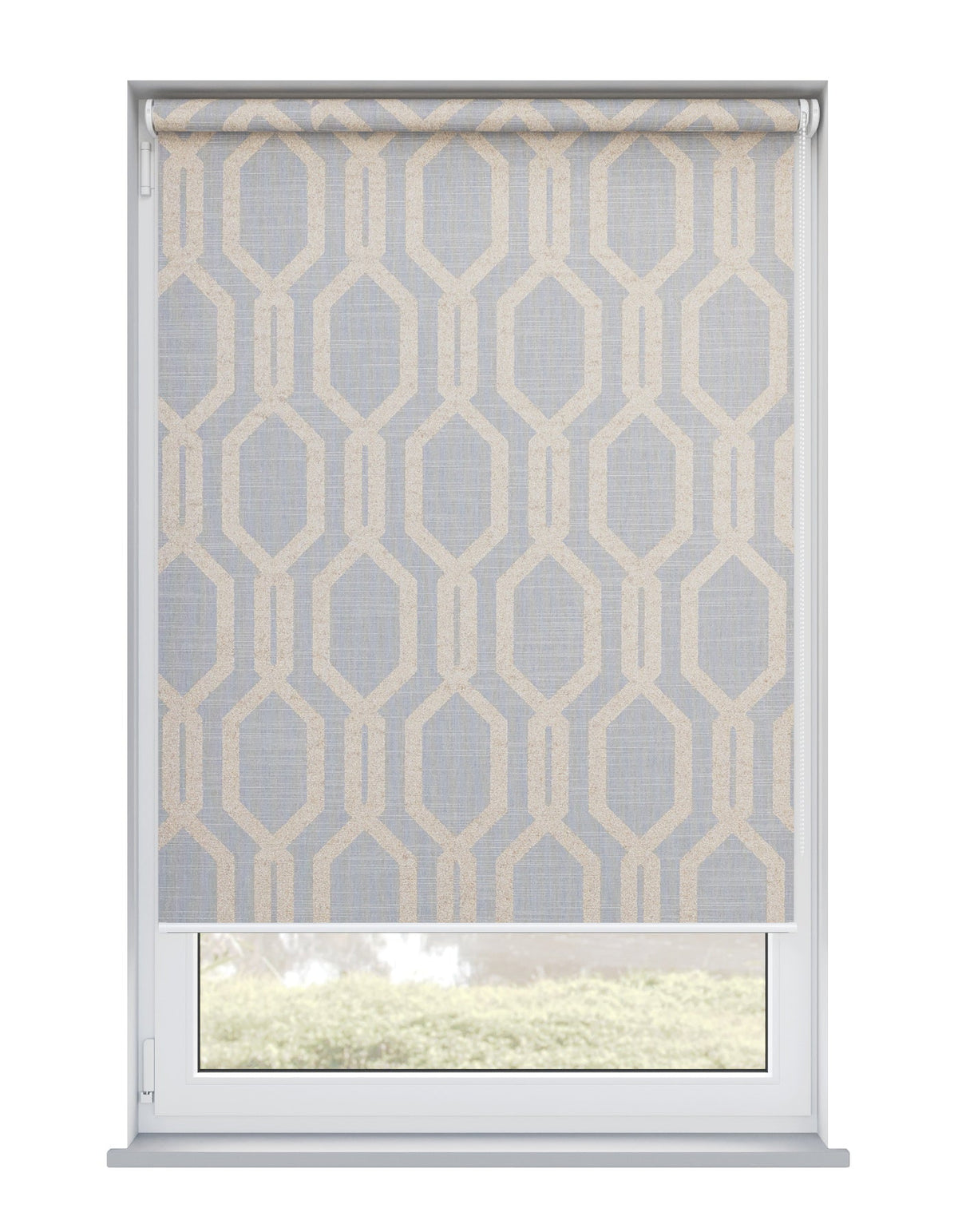 Hudson Blackout Grey Electrical Roller Blind