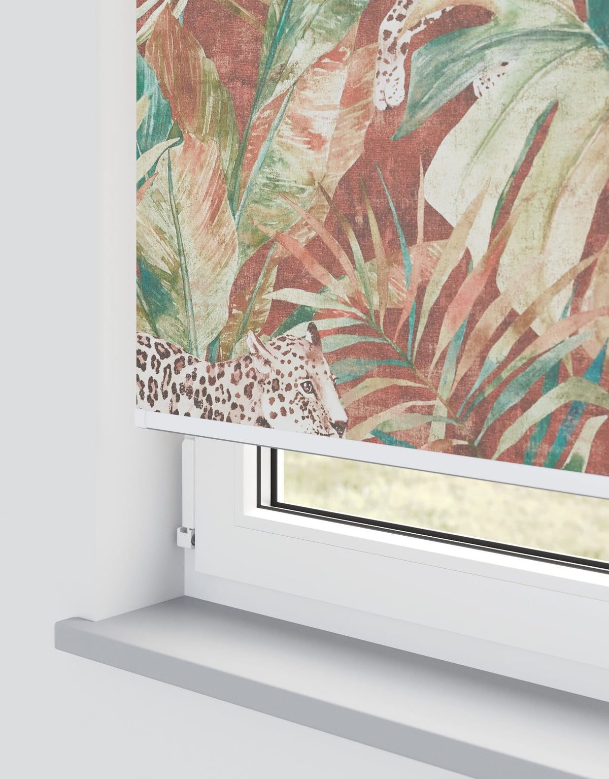 Leopard Bruschetta Electrical Roller Blind