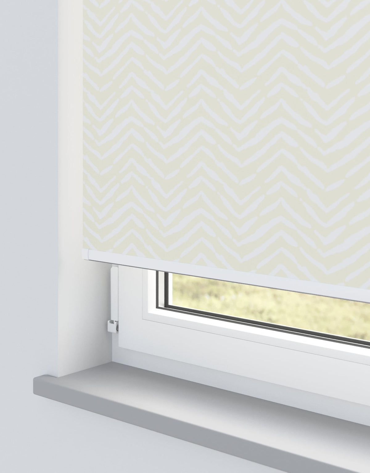 Makira Cloud Cream Electrical Roller Blind