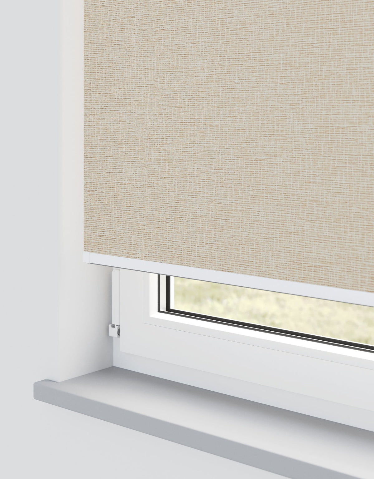 Monte Blackout Praline Electrical Roller Blind