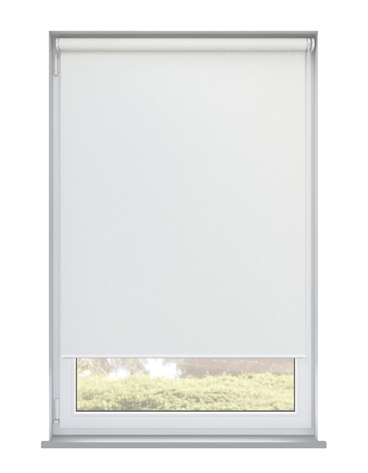 Monte Whitewash Electrical Roller Blind