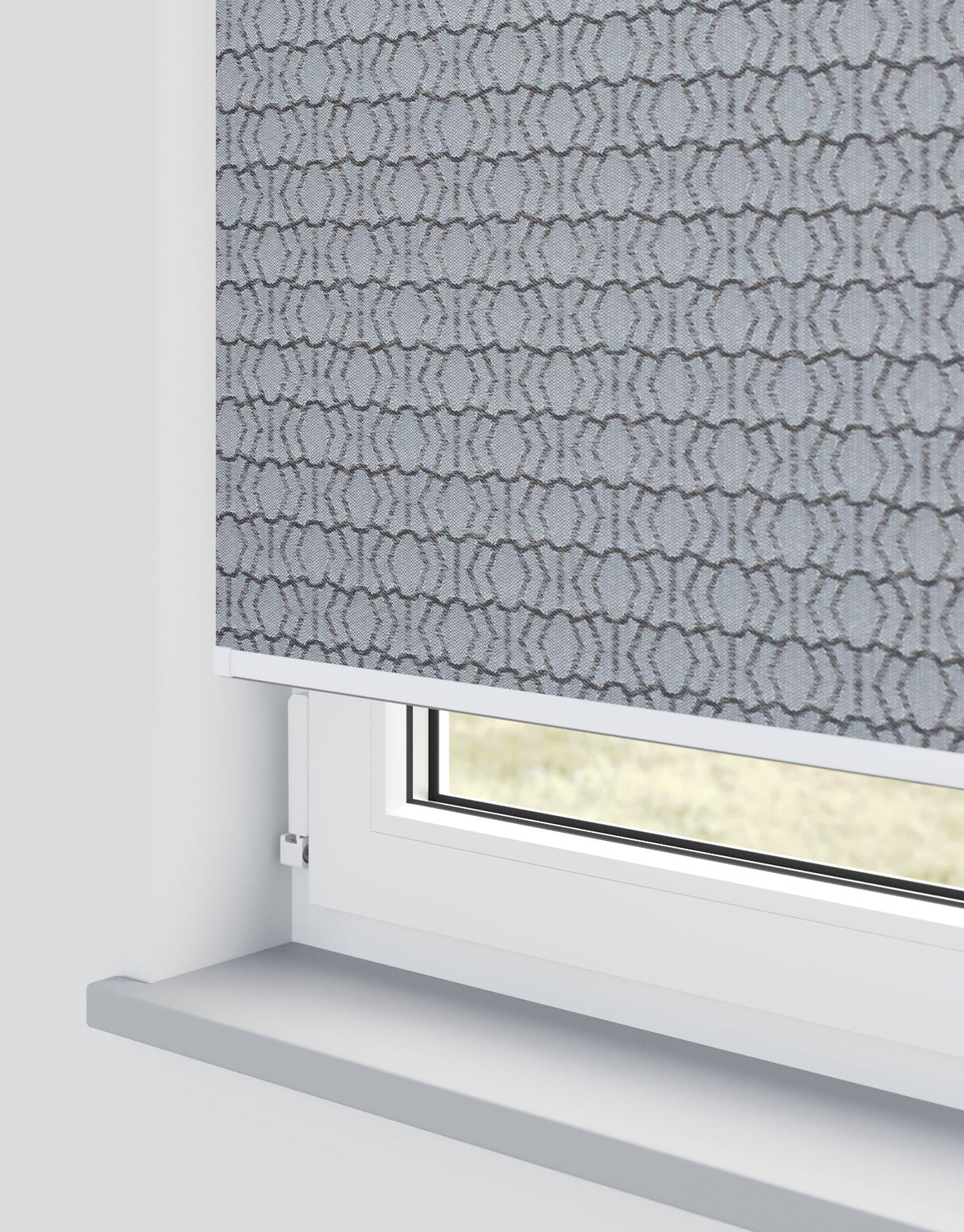Nika Ebony Electrical Roller Blind