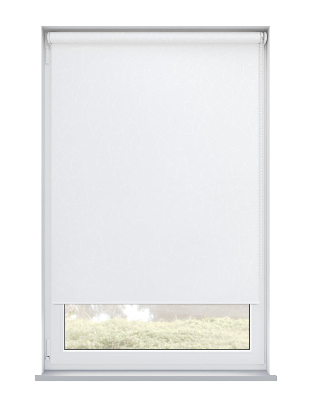 Ocho White Roller Blind