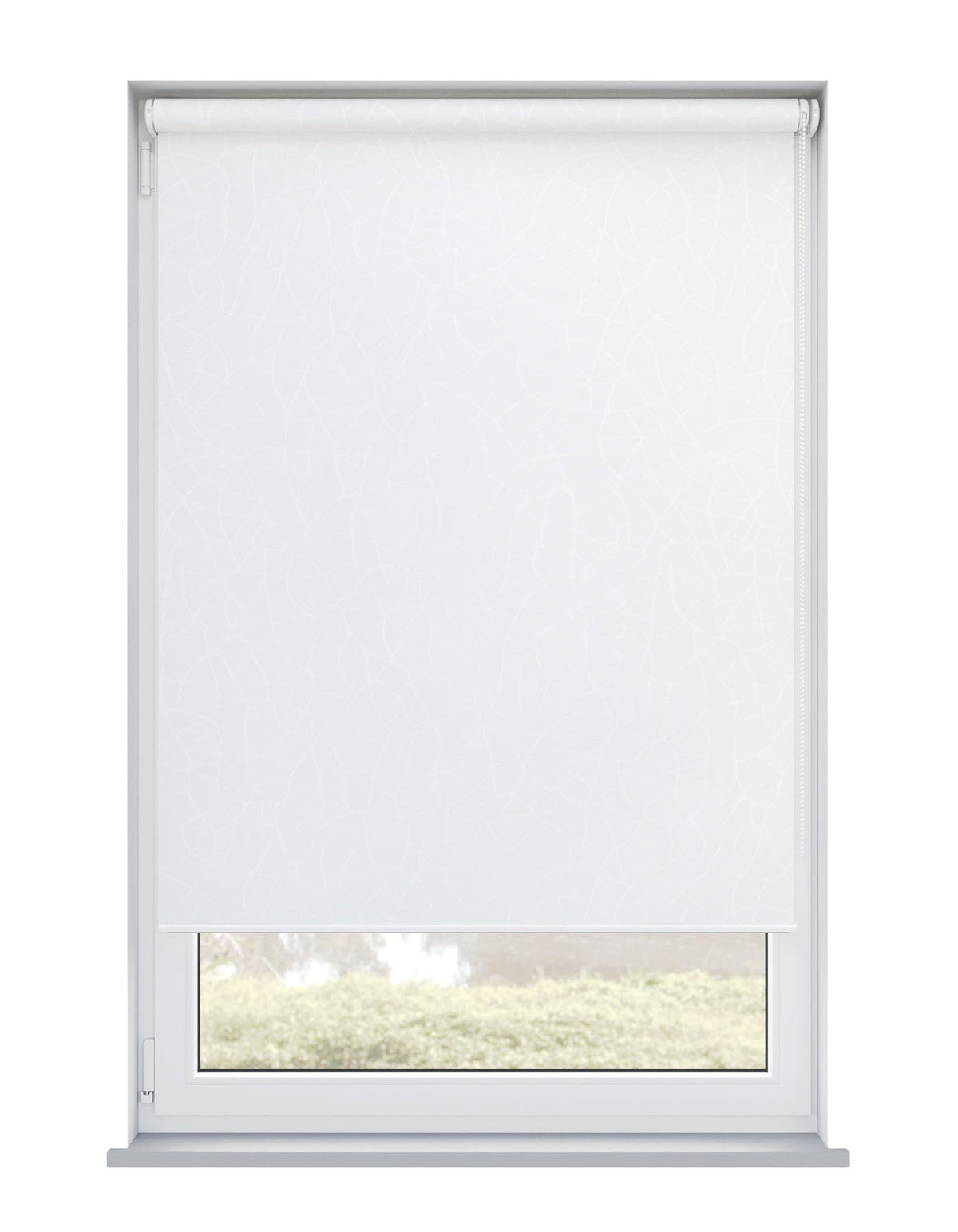 Ocho White Electrical Roller Blind