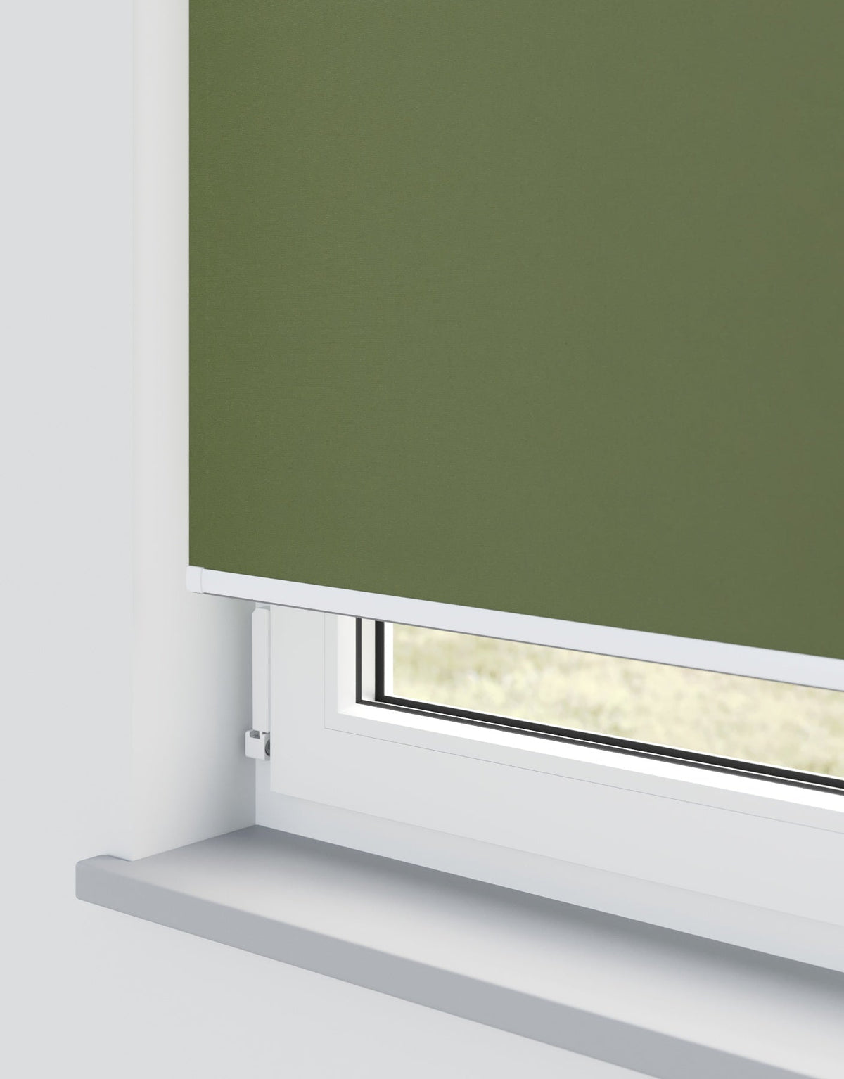 Palette Forest Green Electrical Roller Blind
