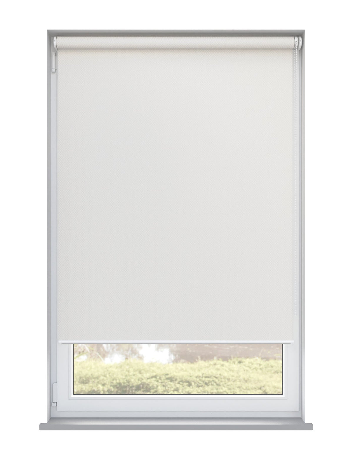 Panama Pro 1 White Linen Electrical Roller Blind