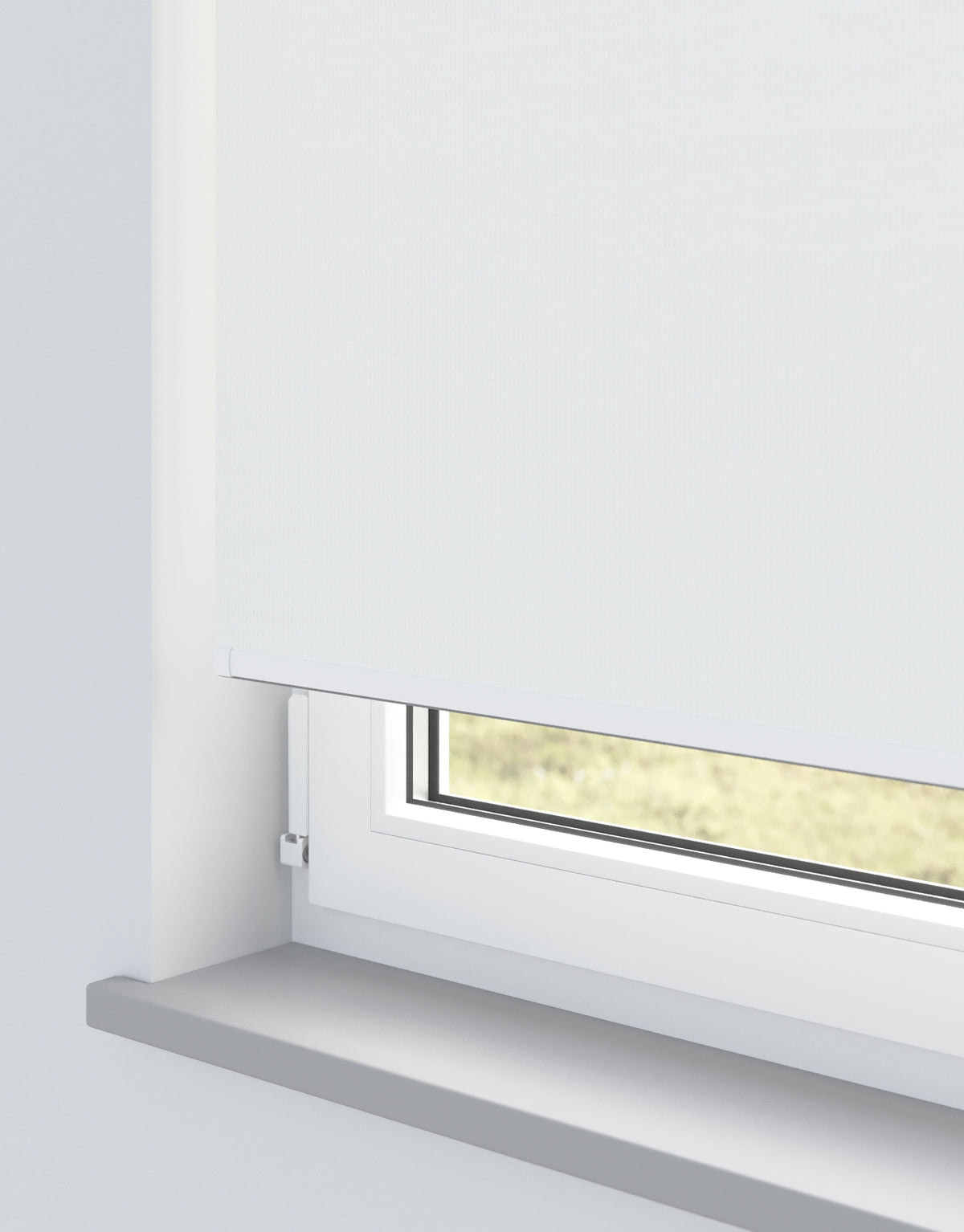 Panama Pro 3 White Roller Blind