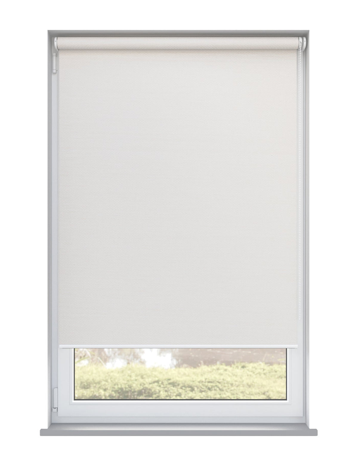 Panama Pro 3 White Linen Electrical Roller Blind
