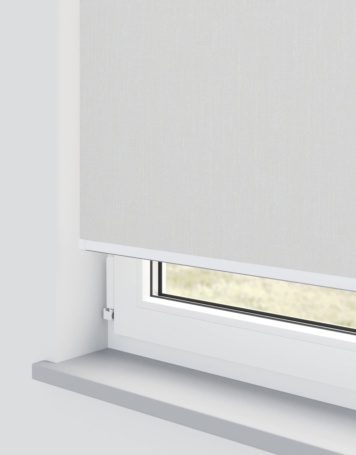 Perrie Milk Electrical Roller Blind