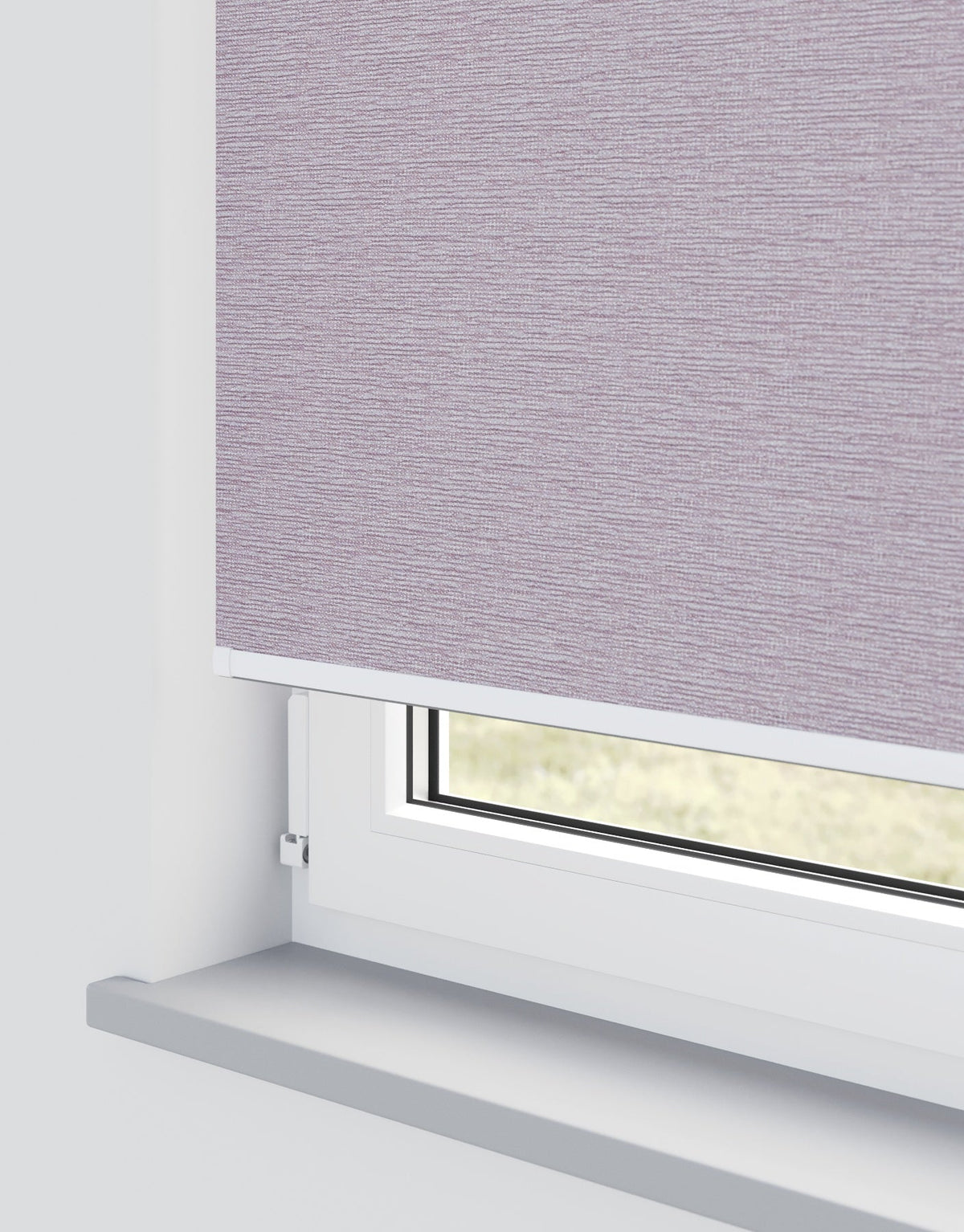 Quentin Mauve Electrical Roller Blind