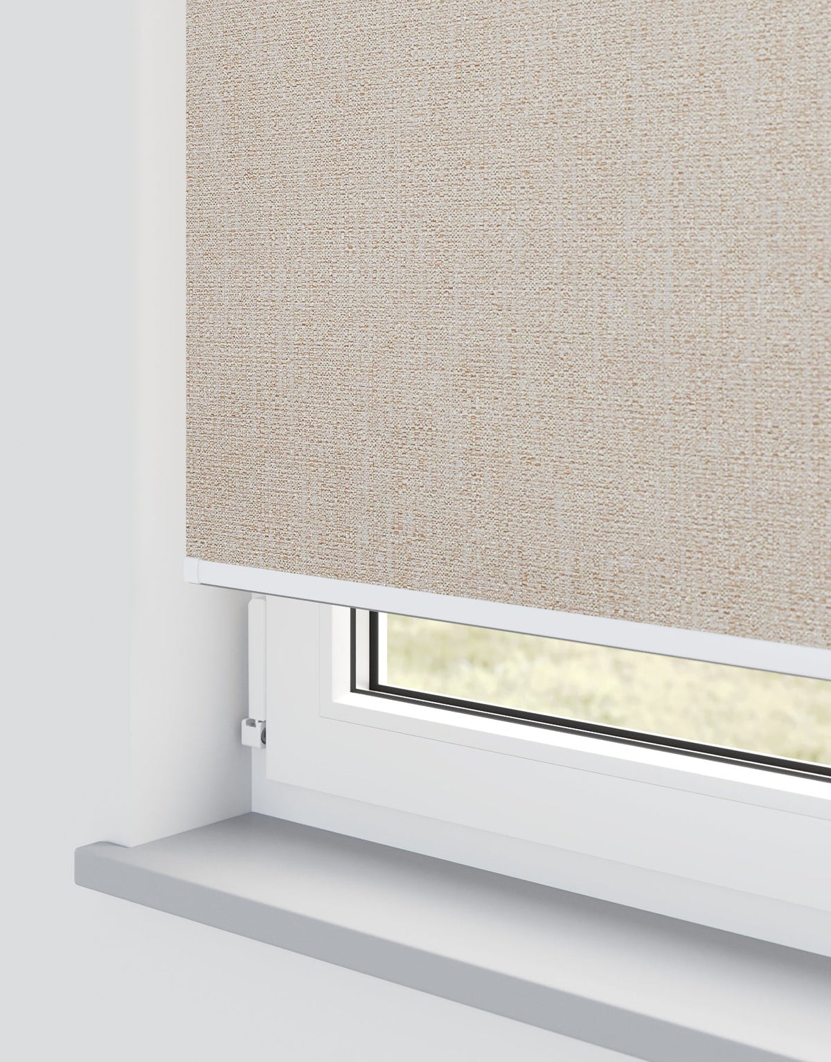 Reeva Nutmeg Electrical Roller Blind