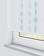 Romain Turquoisre Roller Blind