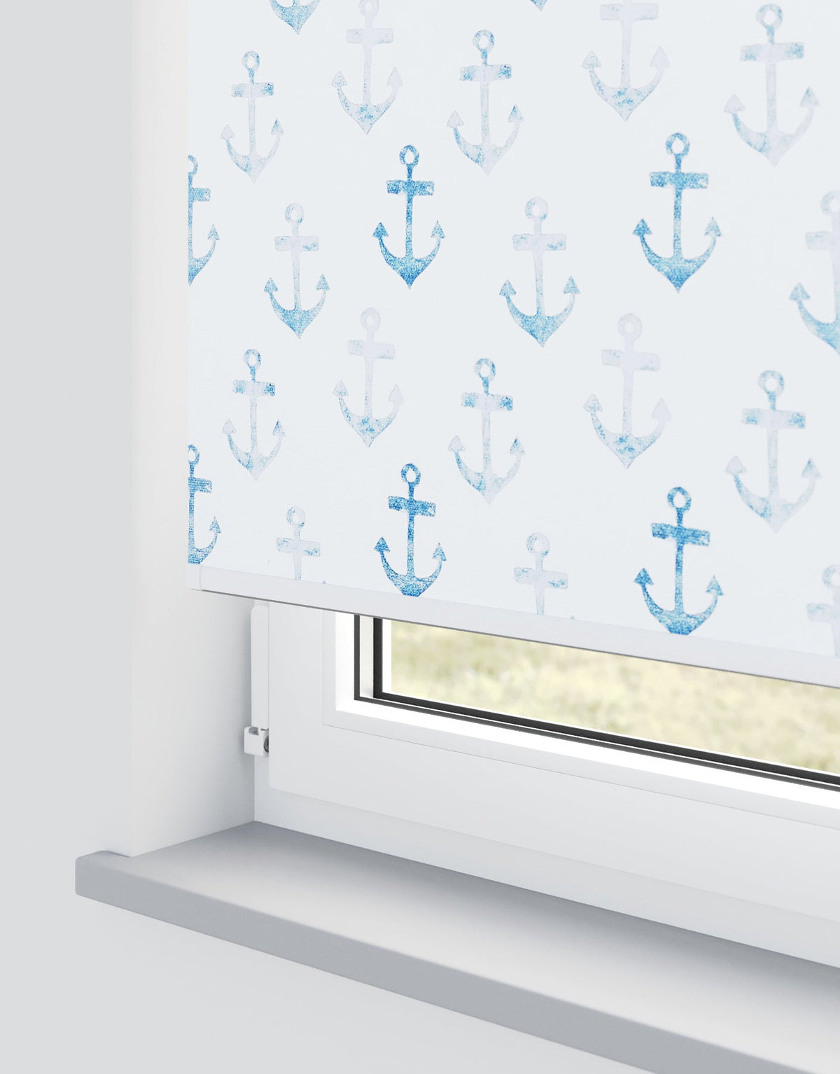 Sailor Indigo Electrical Roller Blind