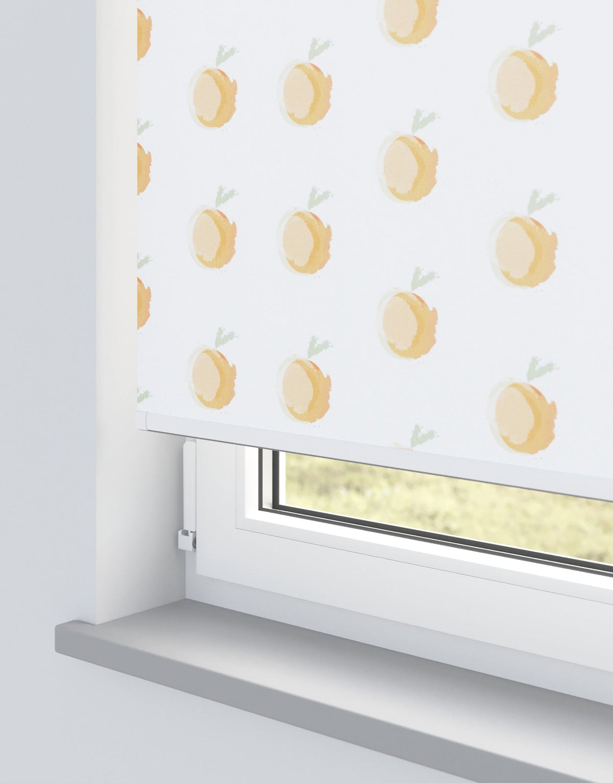 Selene Apricot Electrical Roller Blind