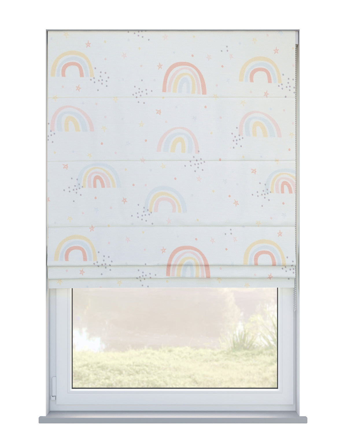 Arena Rainbow Multi Roman Blind