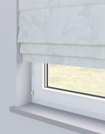 Arena Ripple Alabaster Roman Blind