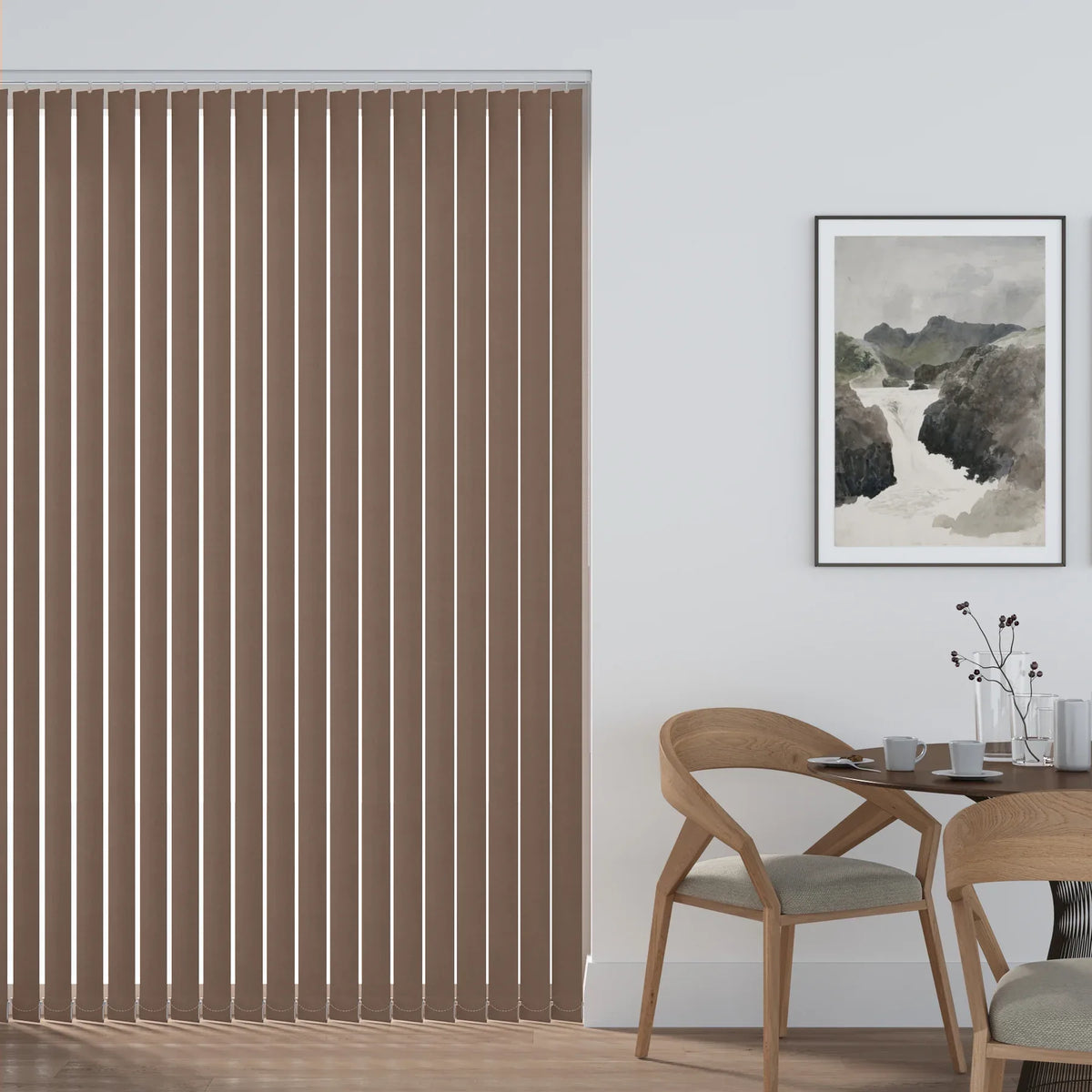 Palette Fr Taupe Vertical Replacement Blind Slat