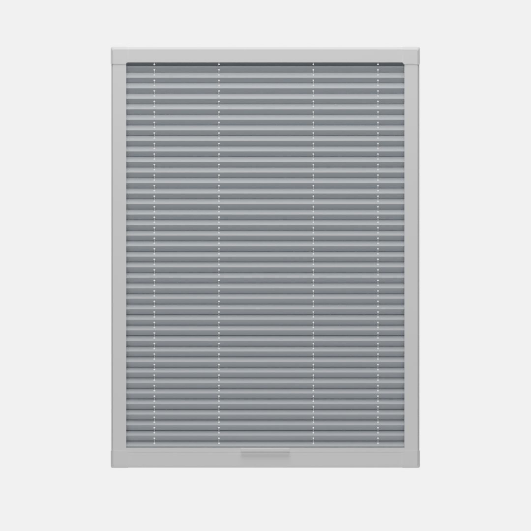 Gray air filter on a white background